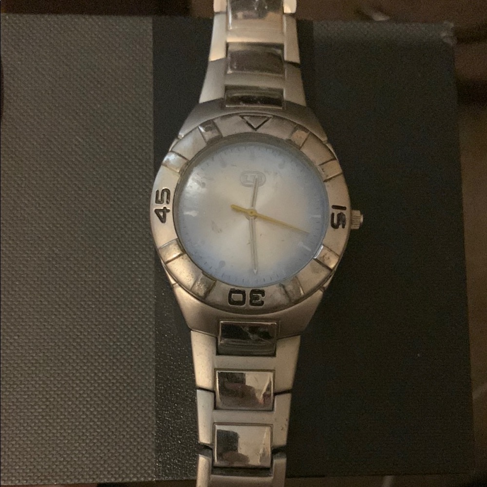 UNIONBAY Silver and Blue Women's Watch